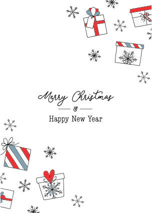 Postkarten Weihnachten, 3er Set