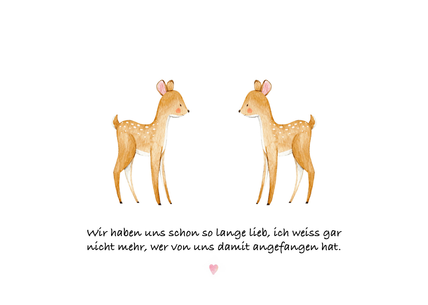 Postkarten Liebe Worte, 6er Set