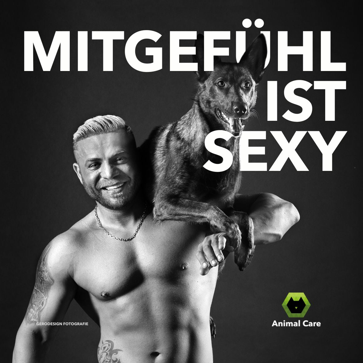 Sticker 4er-Set "Mitgefühl ist sexy"